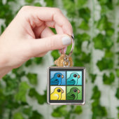 4色Linnies キーホルダー (手)