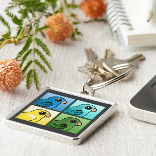 4色Linnies キーホルダー (側面)