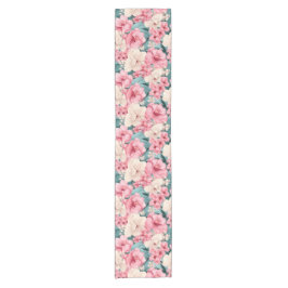 #4花柄 ショートテーブルランナー