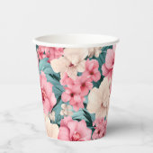 #4花柄 紙コップ (正面)