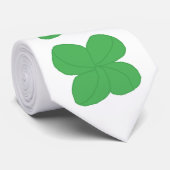4葉のクローバーの爆発-タイ ネクタイ (ロール)