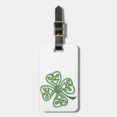 4葉のクローバー ラゲッジタグ (正面縦)