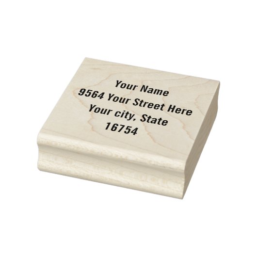 4行住所… ラバースタンプ (スタンプ)