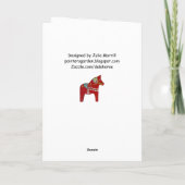 4言語ダラホースクリスマスカード シーズンカード (裏面)