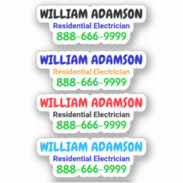 4販売促進電気工事士電話番号 | 連絡 シール