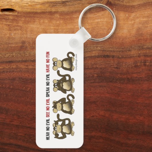 4賢いサル キーホルダー (裏面)