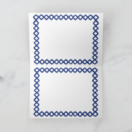 4赤ろうそくアートホリデーカード シーズンカード (内部)