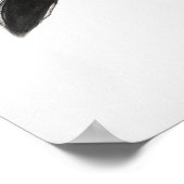 4輪の花をつけたマグノリアの枝（1910-1925年頃） ポスター (角)