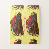 4輪車マッドトラックThunder_Cove ジグソーパズル (縦)