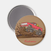 4輪車マッドトラックThunder_Cove マグネット (正面/裏面)