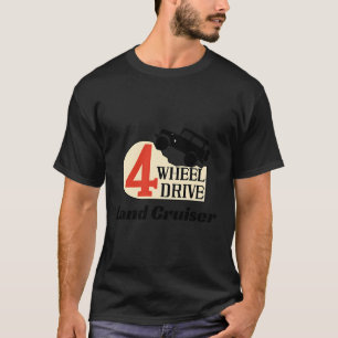 4輪駆動ランドクルーザー Tシャツ