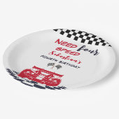 4速で4速の子供の誕生日 ペーパープレート (アングル)