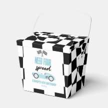 4速ブルーレースカー4th誕生日パーティー