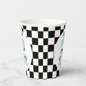 4速ブルーレースカー4th誕生日パーティー 紙コップ (右)