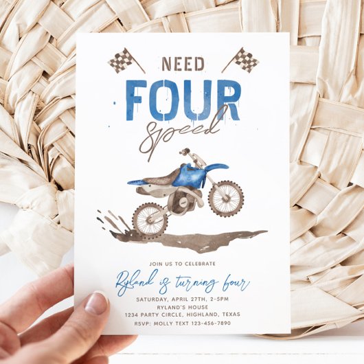 4速誕生日招待状 招待状