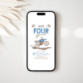 4速誕生日招待状 招待状