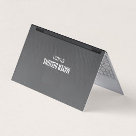 4面ノートパソコンの画面折り畳み名刺 名刺