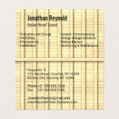 4面屋根の屋根の上にエネル太陽のギー赤い屋根 名刺 (内部フラット)