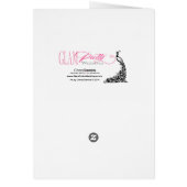 4魅了された均等になる月明りの結婚式の座席表 (裏面)