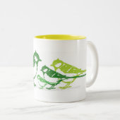 4鳥のマグ ツートーンマグカップ (正面右)