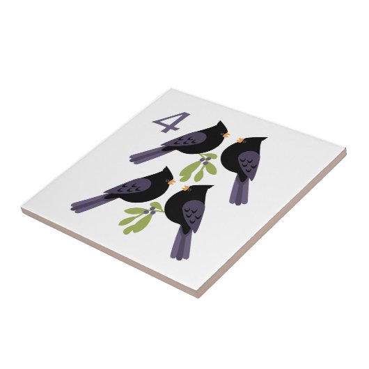 4鳴き鳥 タイル (側面)