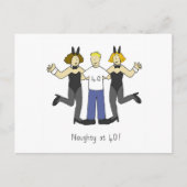 40いけな時!誕生日の挨拶の漫画。 ポストカード (正面)