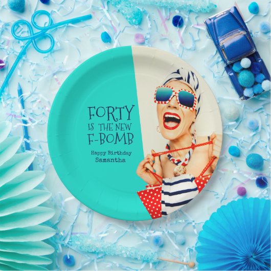 40おもしろいは新爆弾バースデーパーティー ペーパープレート (パーティー)