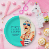 40おもしろいは新爆弾バースデーパーティー ペーパープレート (パーティー)