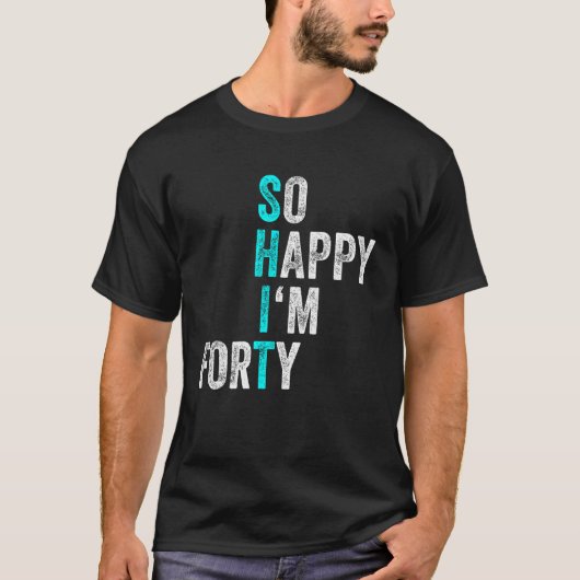 40おもしろい歳の誕生日だから540歳 Tシャツ (正面)