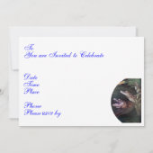 40おもしろい歳の誕生日パーティの招待状 招待状 (裏面)