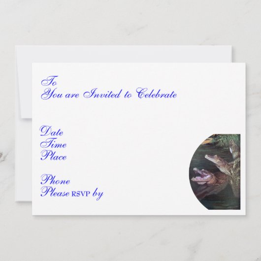 40おもしろい歳の誕生日パーティの招待状 招待状 (裏面)