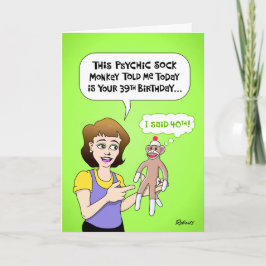 40おもしろい歳の誕生日 カード