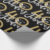 40およびすばらしいギフト用包装紙 ラッピングペーパー (角)