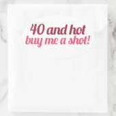 40およびホット 楕円形シール (バッグ)