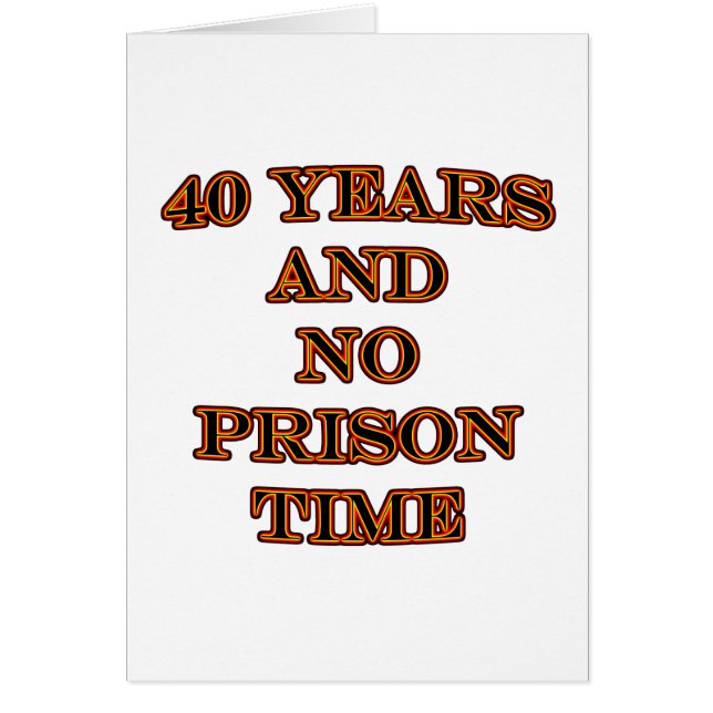 40および懲役刑無し (正面)