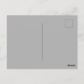 40が新しい20 ハッピーバースデー クール ポストカード (裏面)