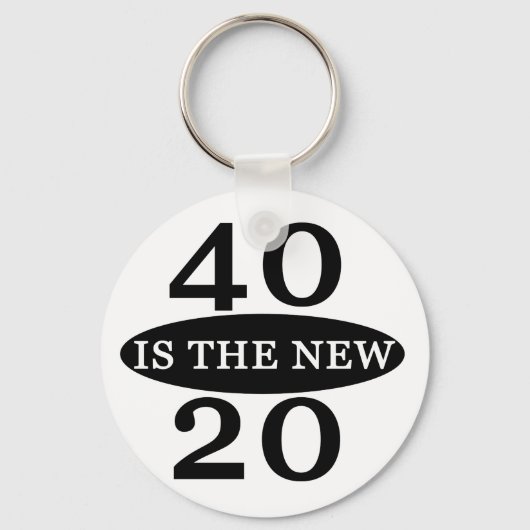 40が新20だ キーホルダー (正面)