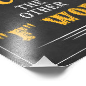 40その他のFワード・応援とビール8x10 フォトプリント (角)