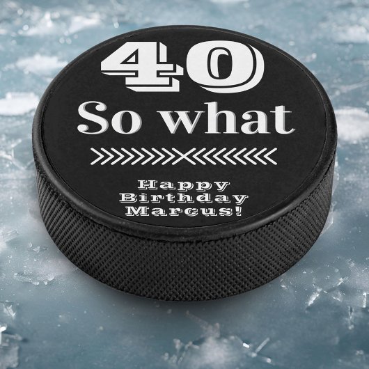 40だからおもしろい引用文40歳の誕生日 アイスホッケーパック