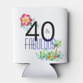 40とファンタスティック熱帯40歳の誕生日パーティー 缶クーラー (裏面)