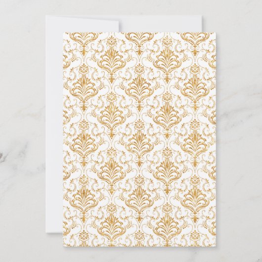 40と女性のための素晴らしい誕生日招待状 招待状 (裏面)