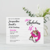 40と素晴らしいシェットランド・ シープドッグピンクスカーフ 招待状 (スタンド正面)