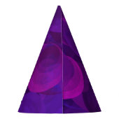 40と素晴らしいパープルエレガント誕生日 パーティーハット (裏面)