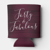 40と素晴らしいブルゴーニュモダンープル 缶クーラー (裏面)