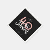 40と素晴らしい紙プレート スタンダードカクテルナプキン (角)