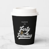 40と素晴らしい紙プレート 紙コップ (裏面)