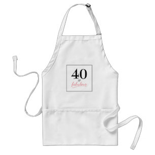 40と素晴らしい誕生日パーティエプロン スタンダードエプロン