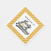 40と素晴らしい誕生日パーティーのナプキン スタンダードランチョンナプキン (角)