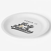 40と素晴らしい誕生日パーティー紙プレート ペーパープレート (アングル)