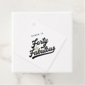 40と素晴らしい誕生日パーティー フェイバータグ (インサイチュ)